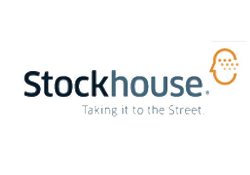 A logo of stockhouse. Com